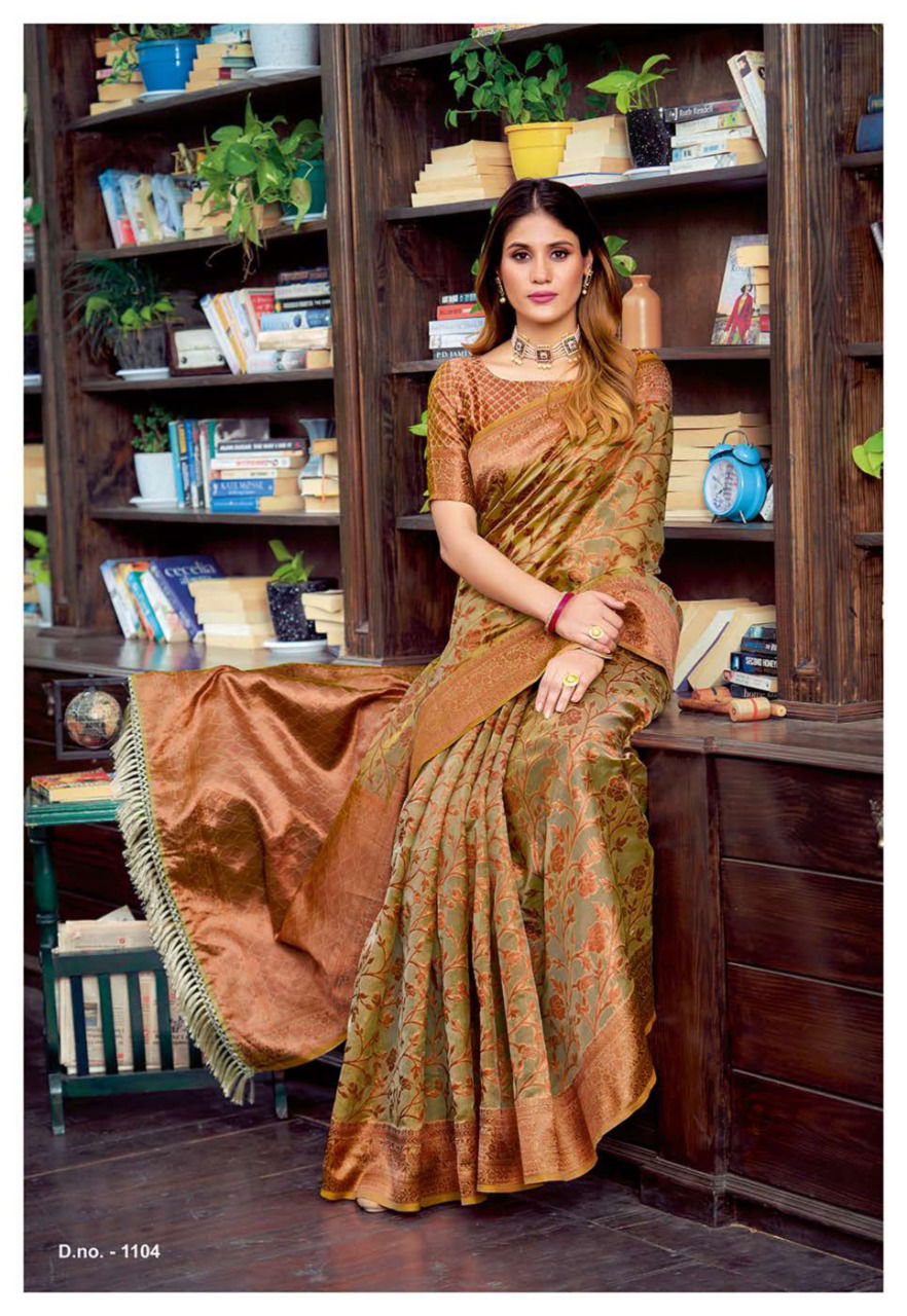 Siddharth Silk Resham Vol 1 Heavy Ethnic Wear Wholesale Banarasi Silk Sarees